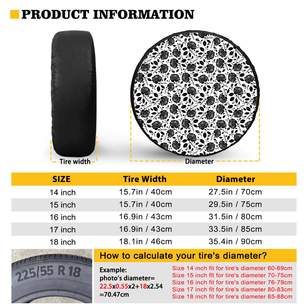 Universal Spare Tire Cover