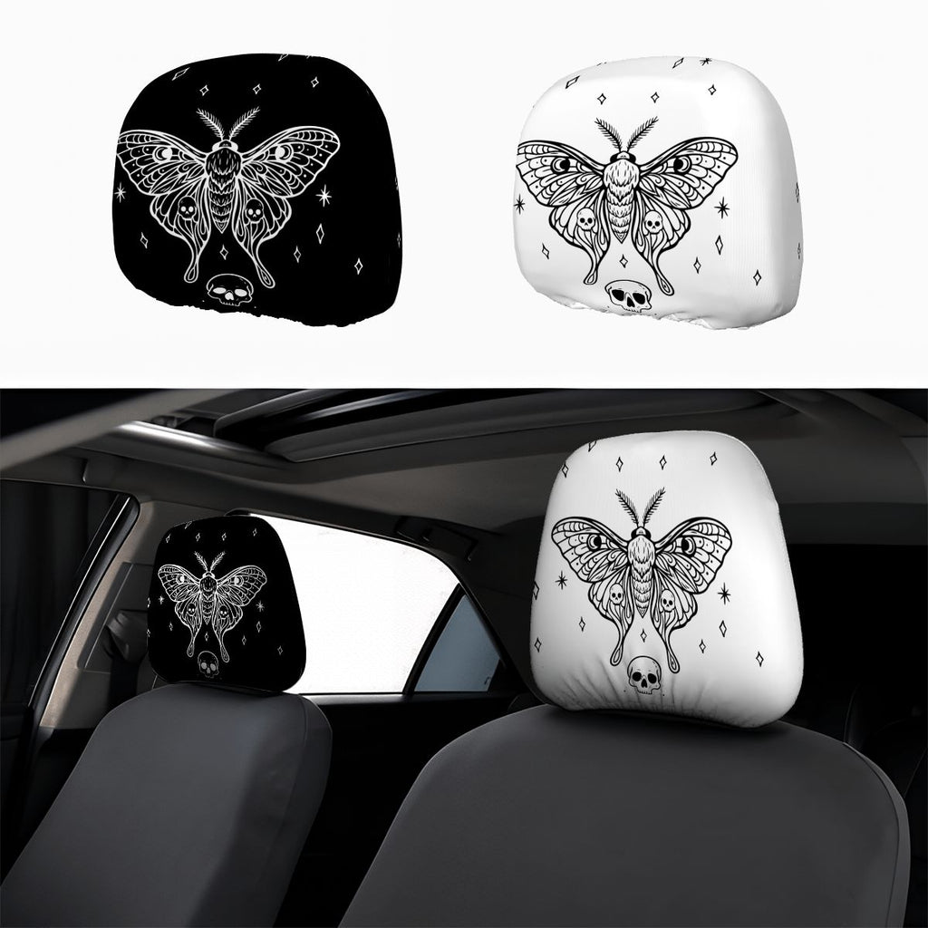 Car Headrest Cover 2pcs