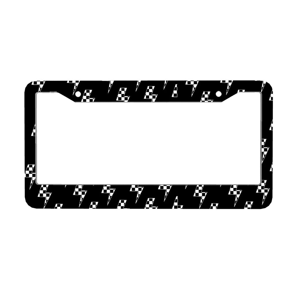 2-Hole Round License Plate Frames 2 pcs