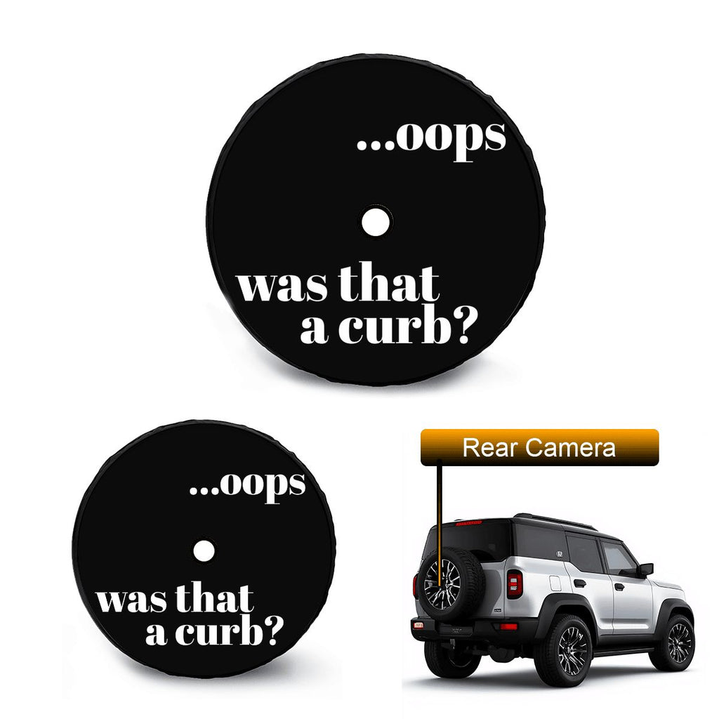 Spare Tire Cover with Camera Hole
