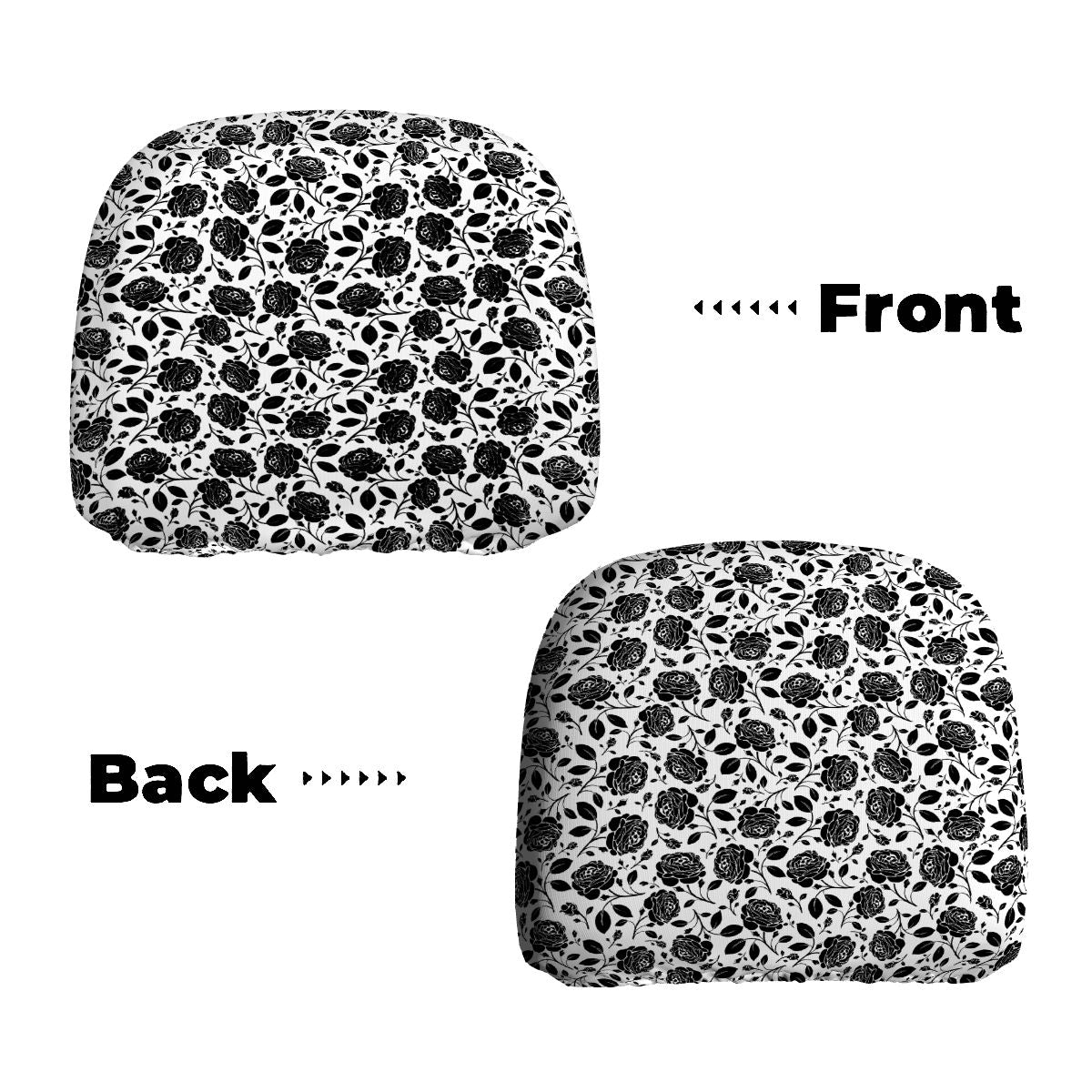 Car Headrest Cover 2pcs