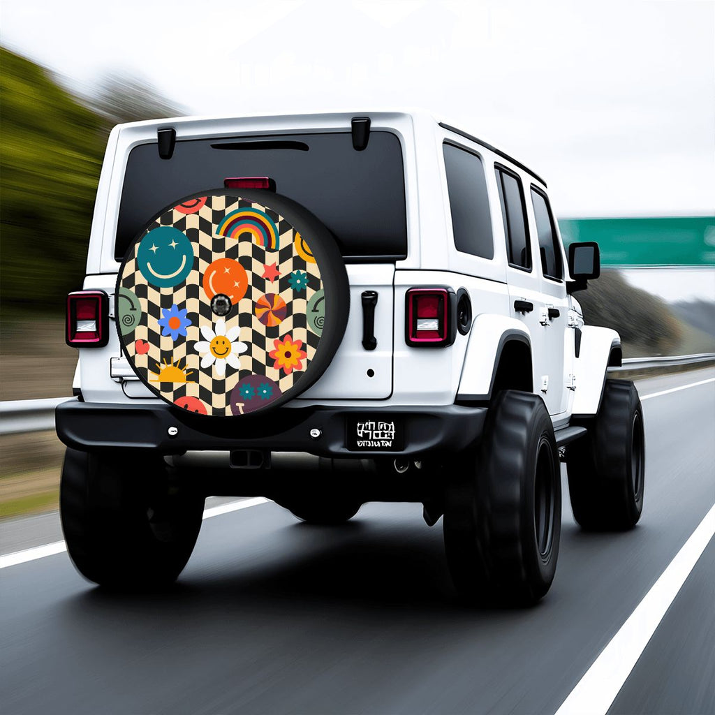 Spare Tire Cover with Camera Hole