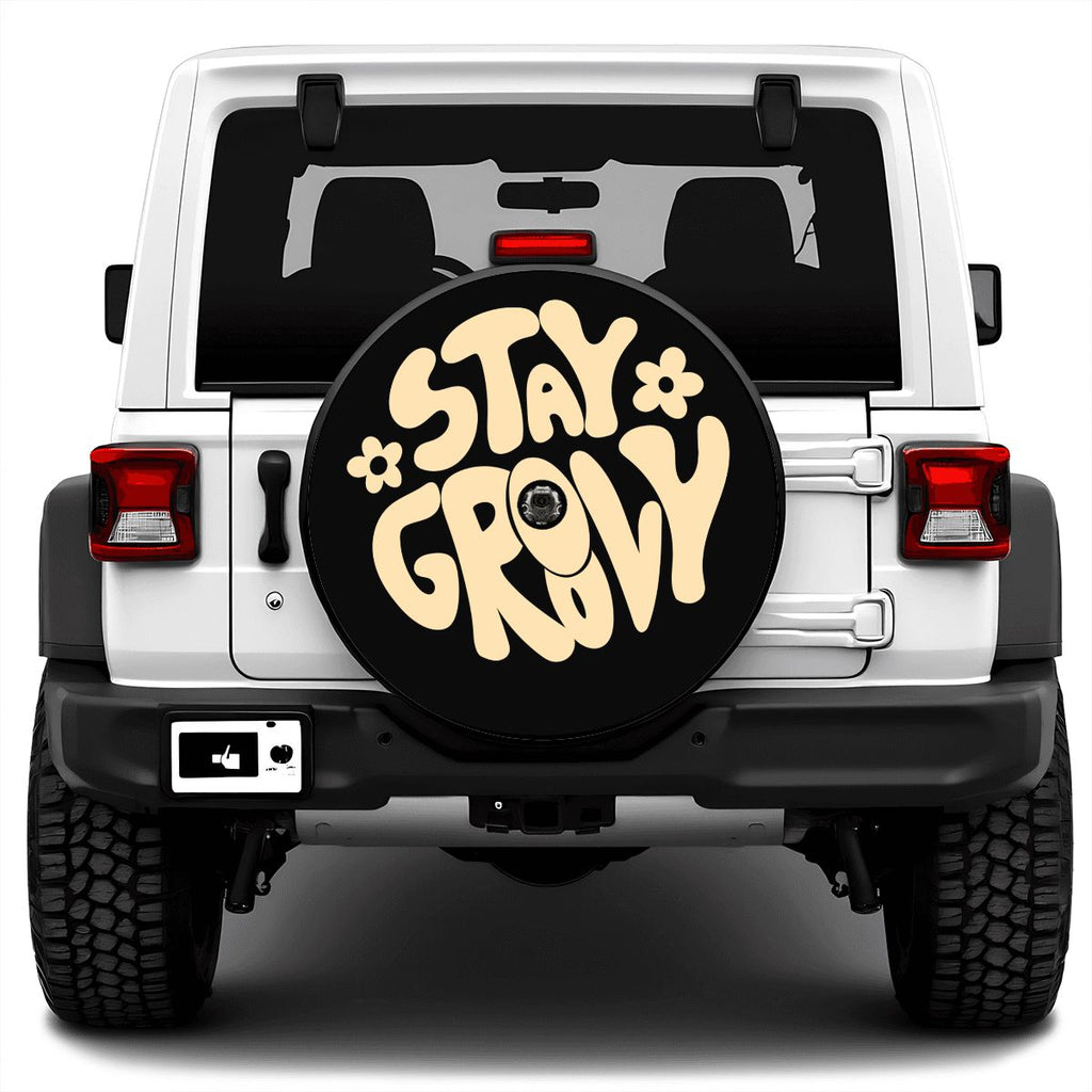 Spare Tire Cover with Camera Hole