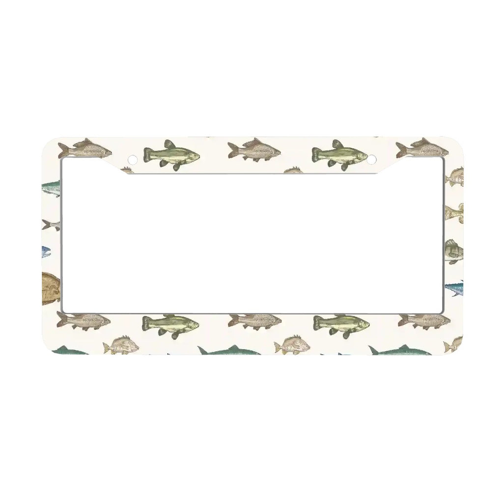 2-Hole Round License Plate Frames 2 pcs