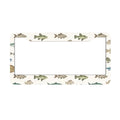 2-Hole Round License Plate Frames 2 pcs