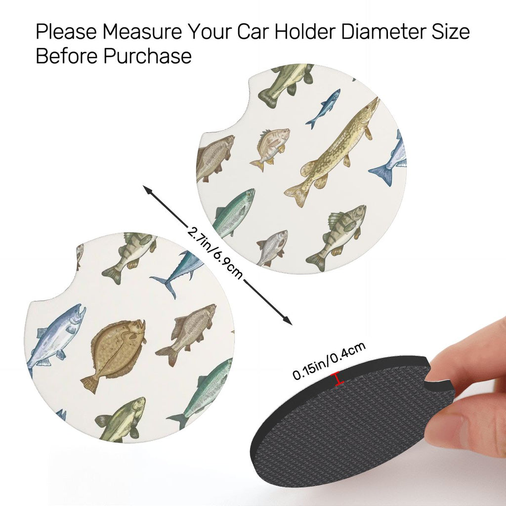 Neoprene Car Coasters 2 pcs