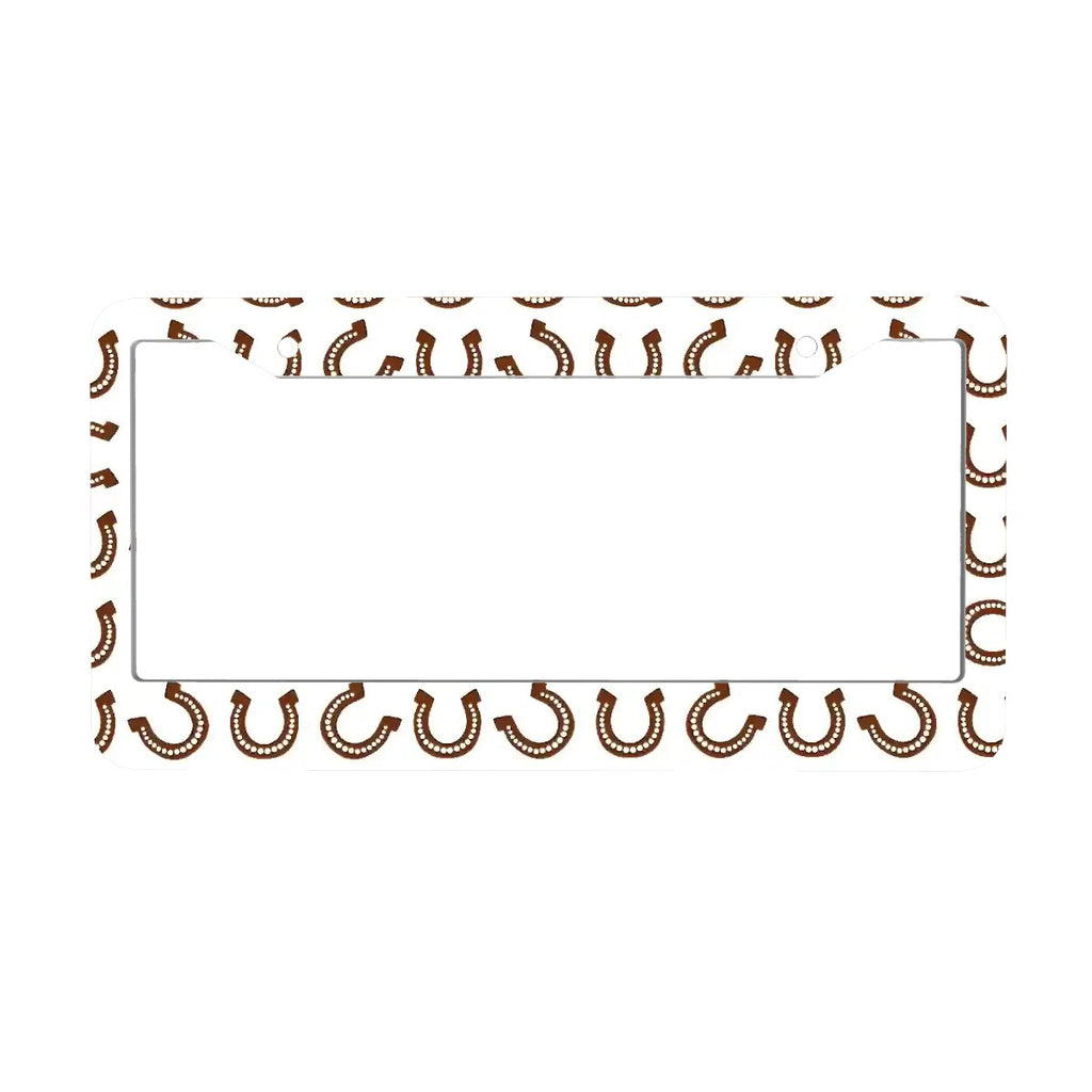 2-Hole Round License Plate Frames 2 pcs