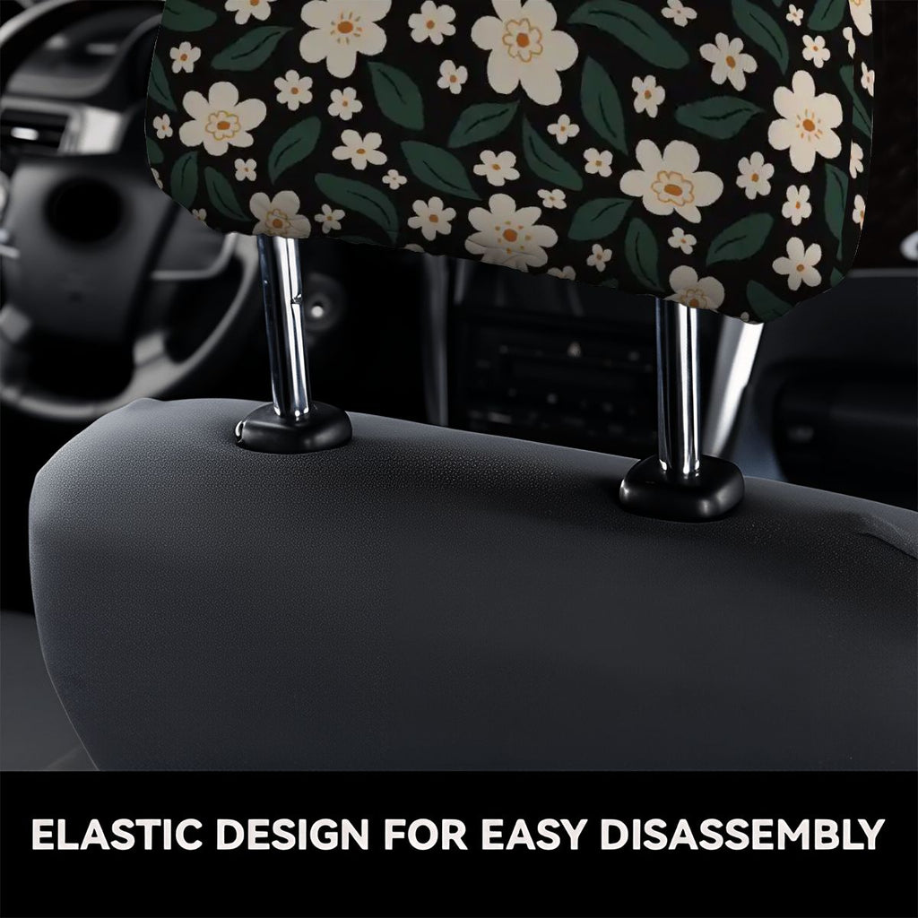 Car Headrest Cover 2pcs