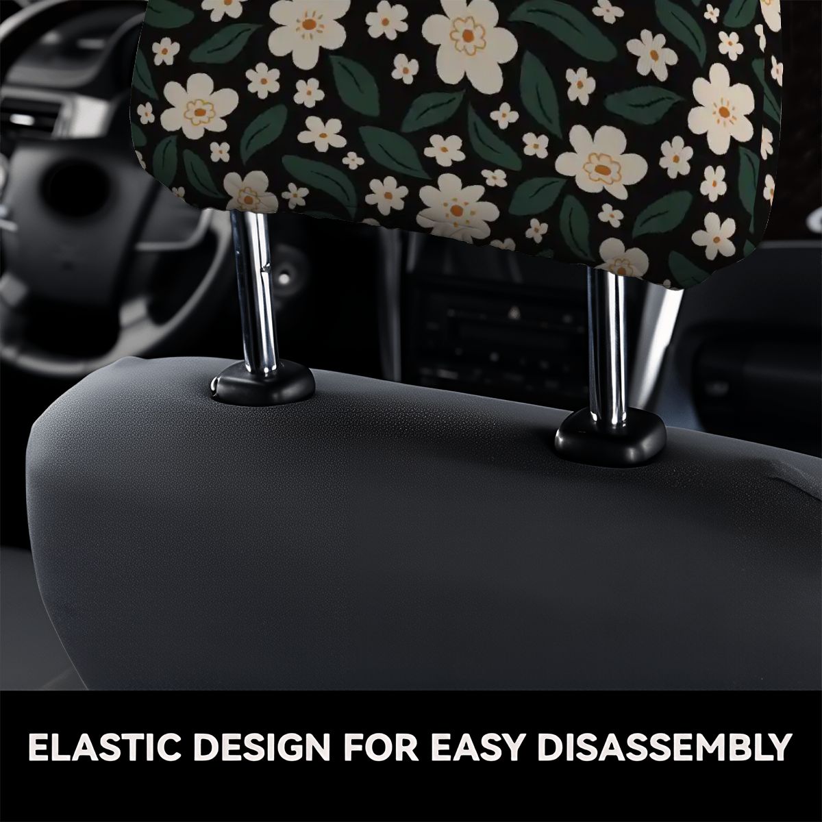 Car Headrest Cover 2pcs