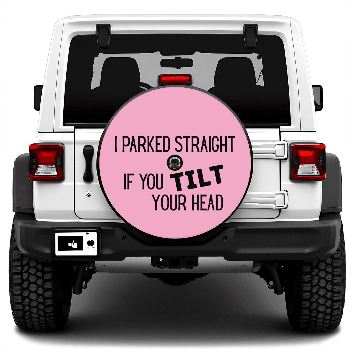Spare Tire Cover with Camera Hole