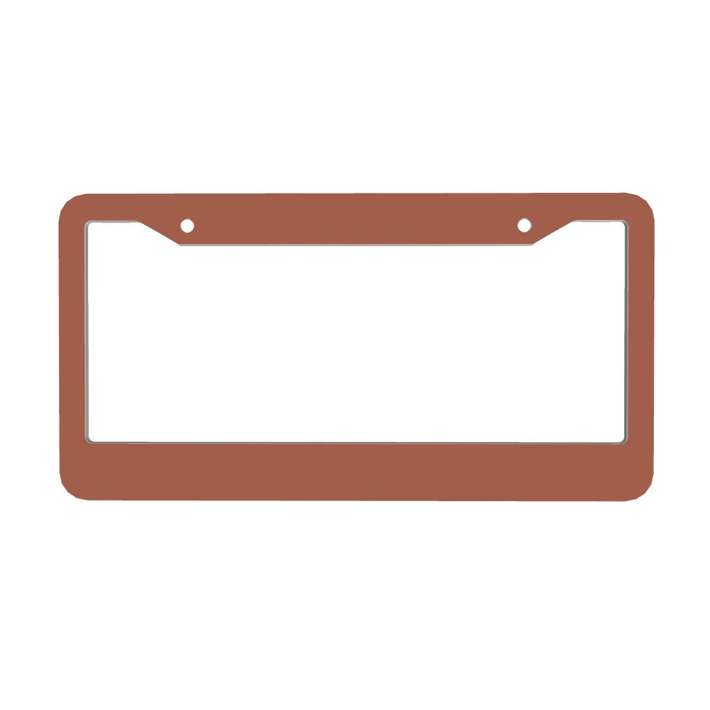 2-Hole Round License Plate Frames 2 pcs