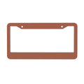 2-Hole Round License Plate Frames 2 pcs