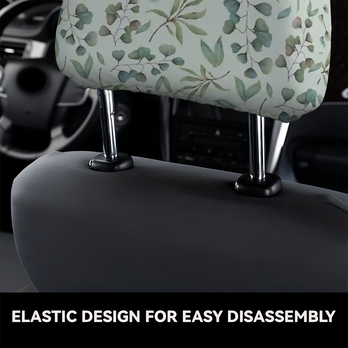 Car Headrest Cover 2pcs