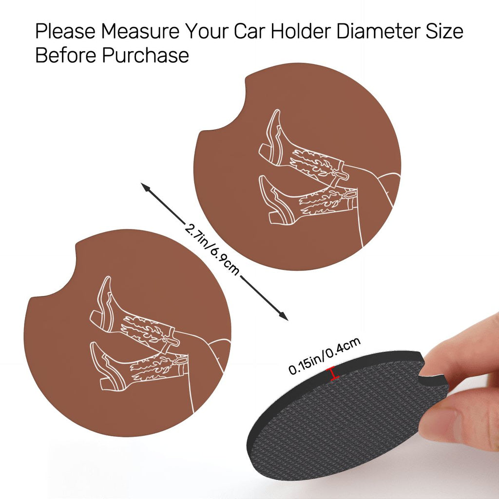 Neoprene Car Coasters 2 pcs