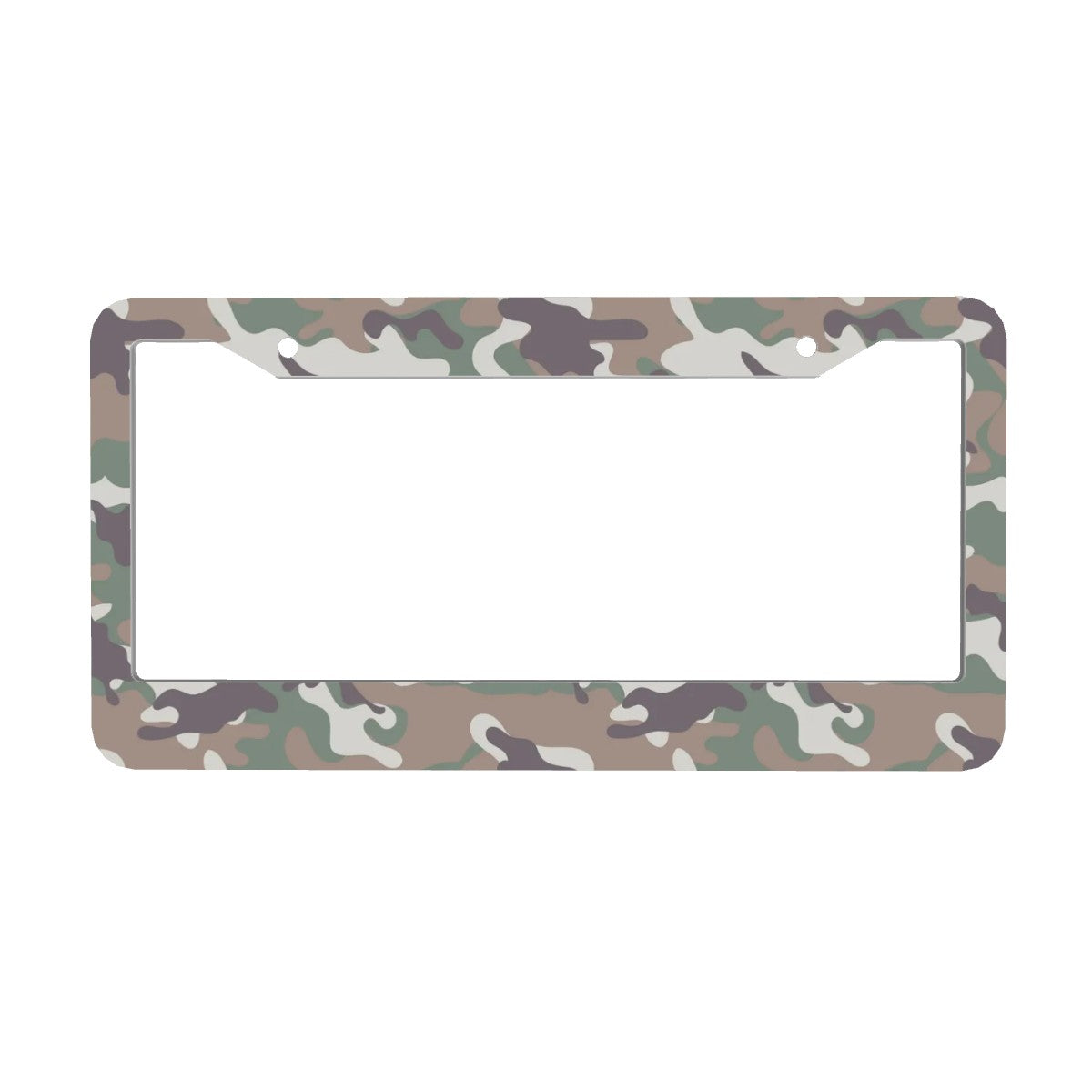 2-Hole Round License Plate Frames 2 pcs