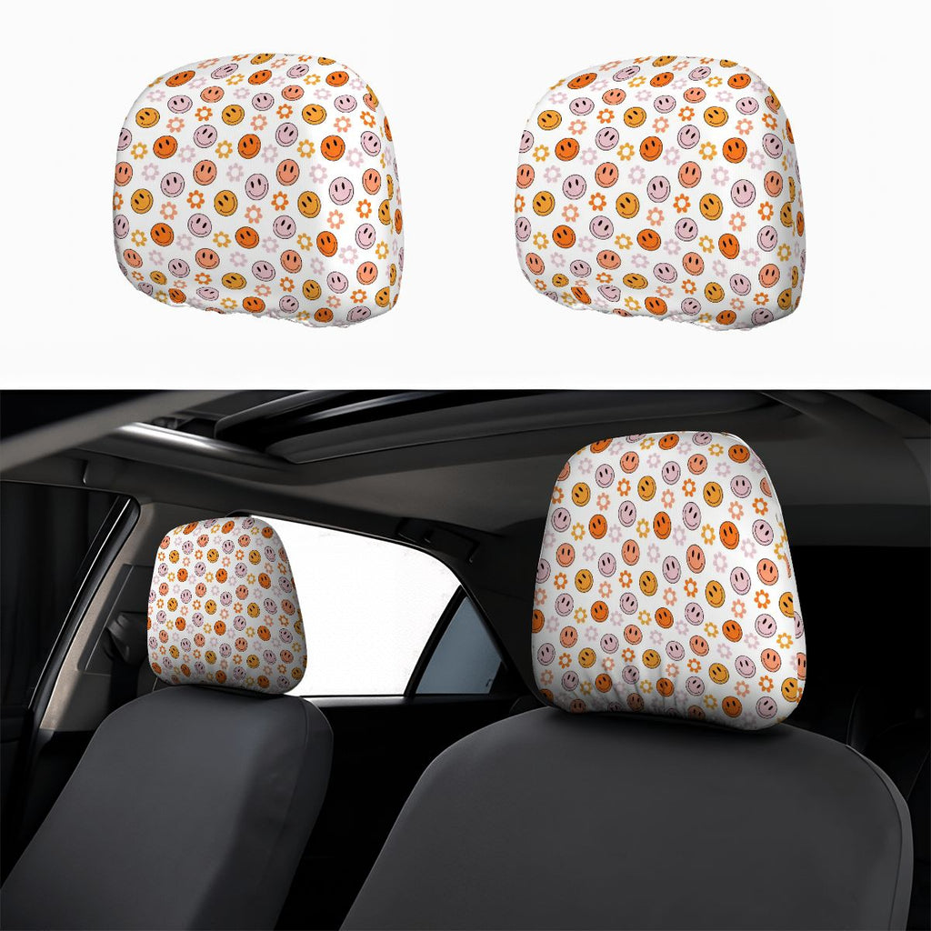 Car Headrest Cover 2pcs