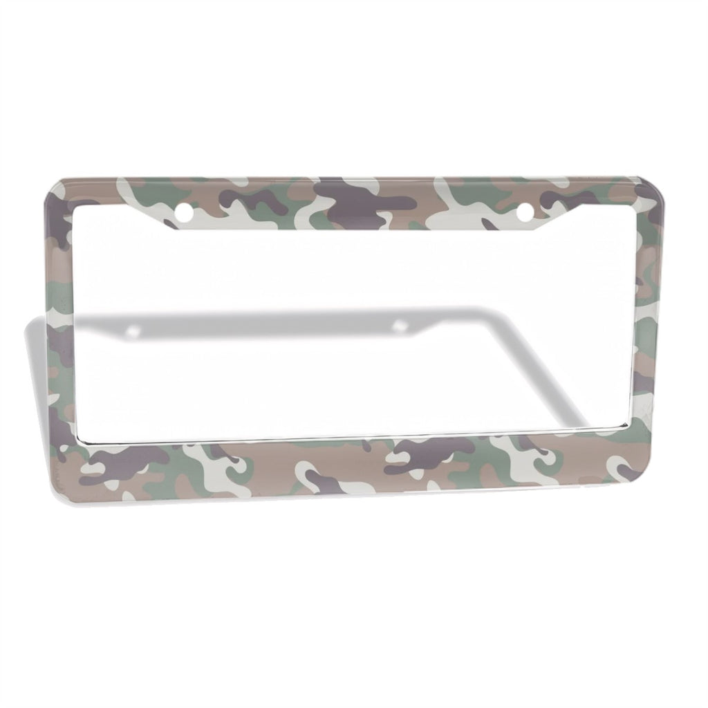 2-Hole Round License Plate Frames 2 pcs