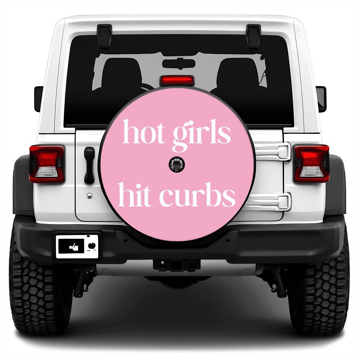Spare Tire Cover with Camera Hole