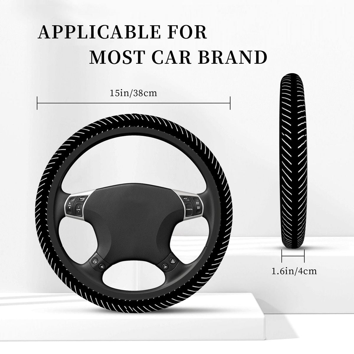 Thickened Elastic Car Steering Wheel Cover