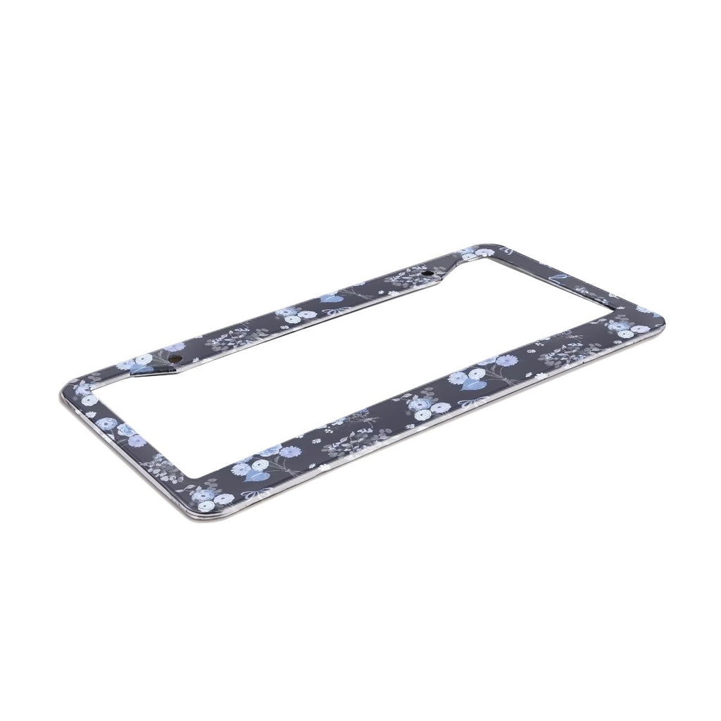 2-Hole Round License Plate Frames 2 pcs