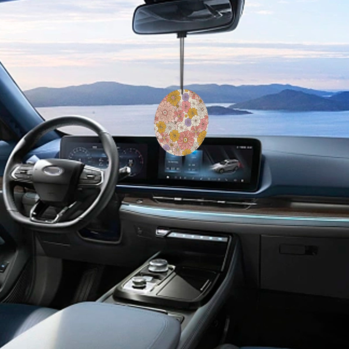 Round Shape Car Air Freshener Cards 6 Pieces