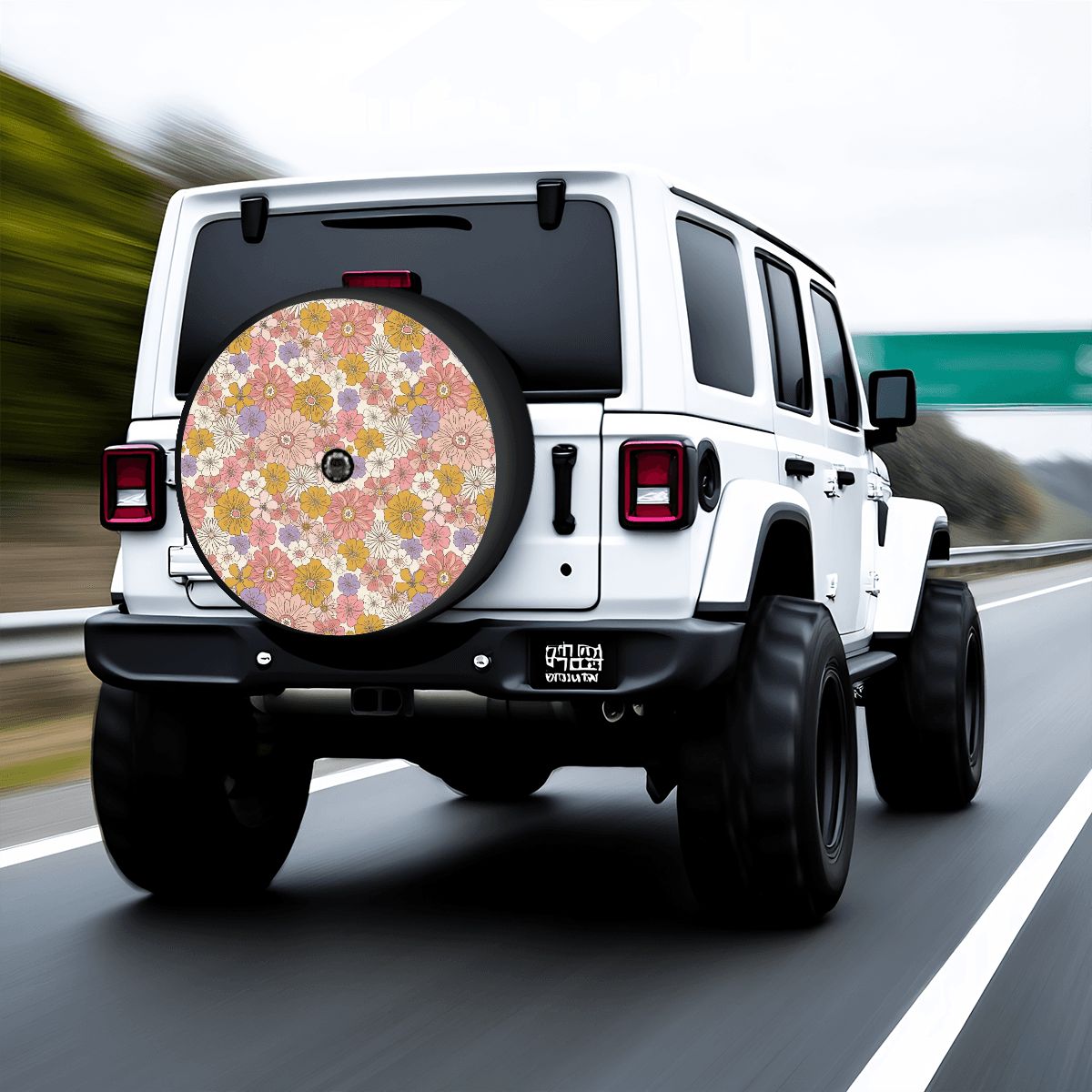 Spare Tire Cover with Camera Hole