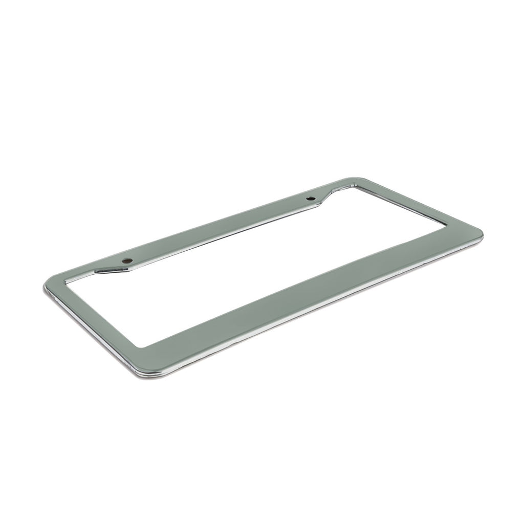 2-Hole Round License Plate Frames 2 pcs
