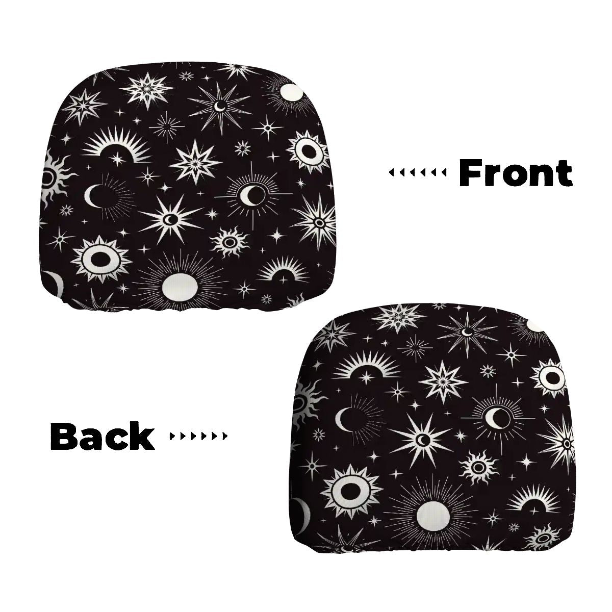 Car Headrest Cover 2pcs
