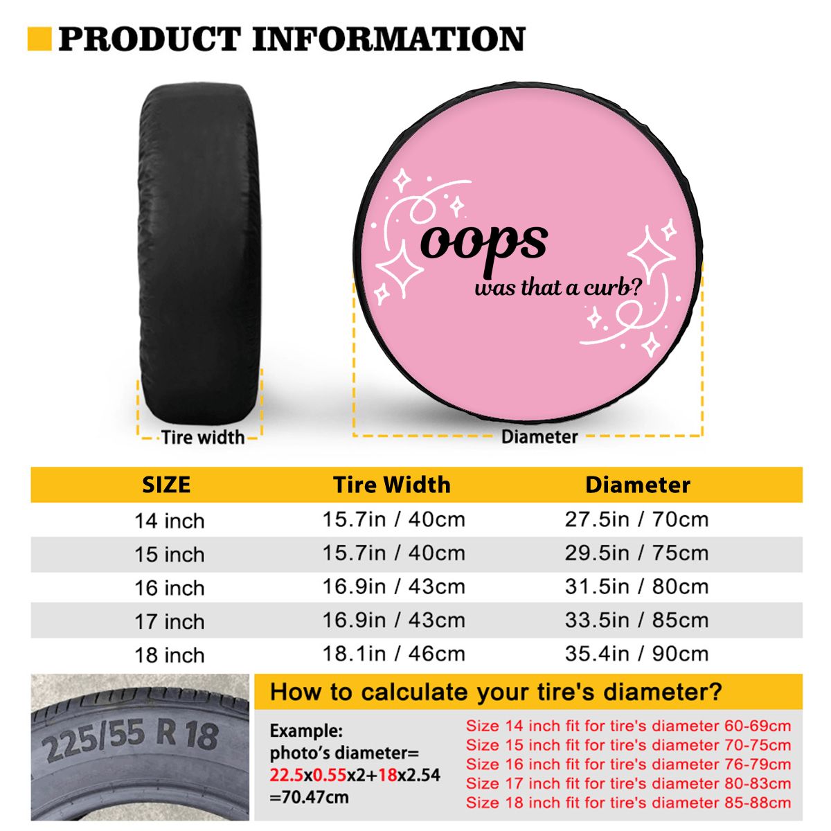 Universal Spare Tire Cover