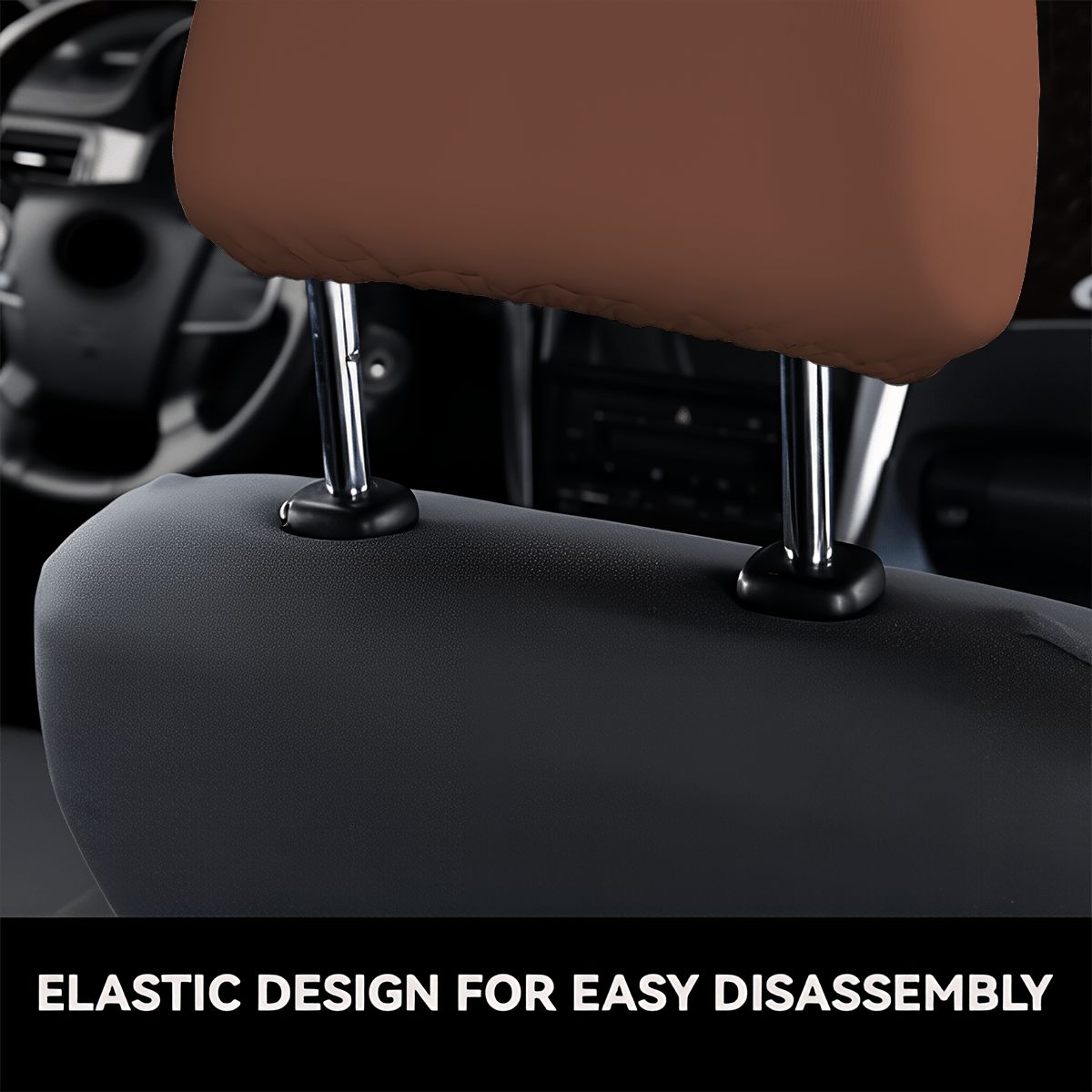 Car Headrest Cover 2pcs