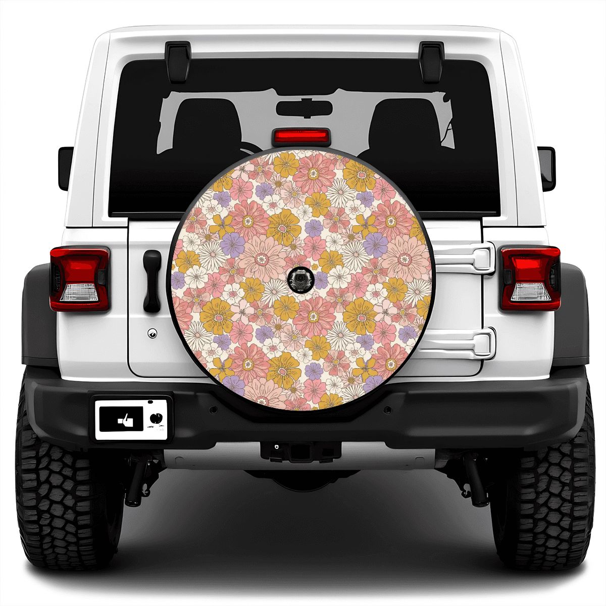 Spare Tire Cover with Camera Hole