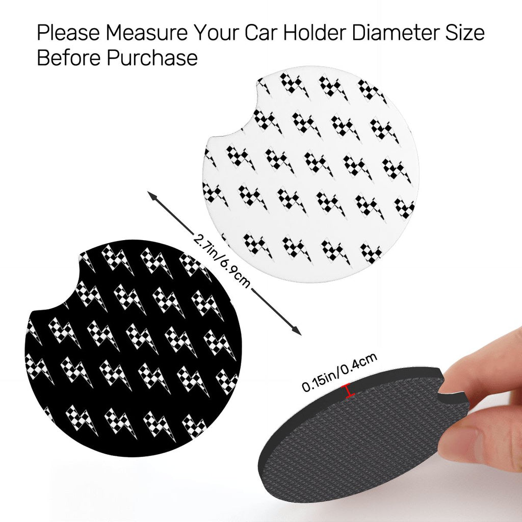 Neoprene Car Coasters 2 pcs