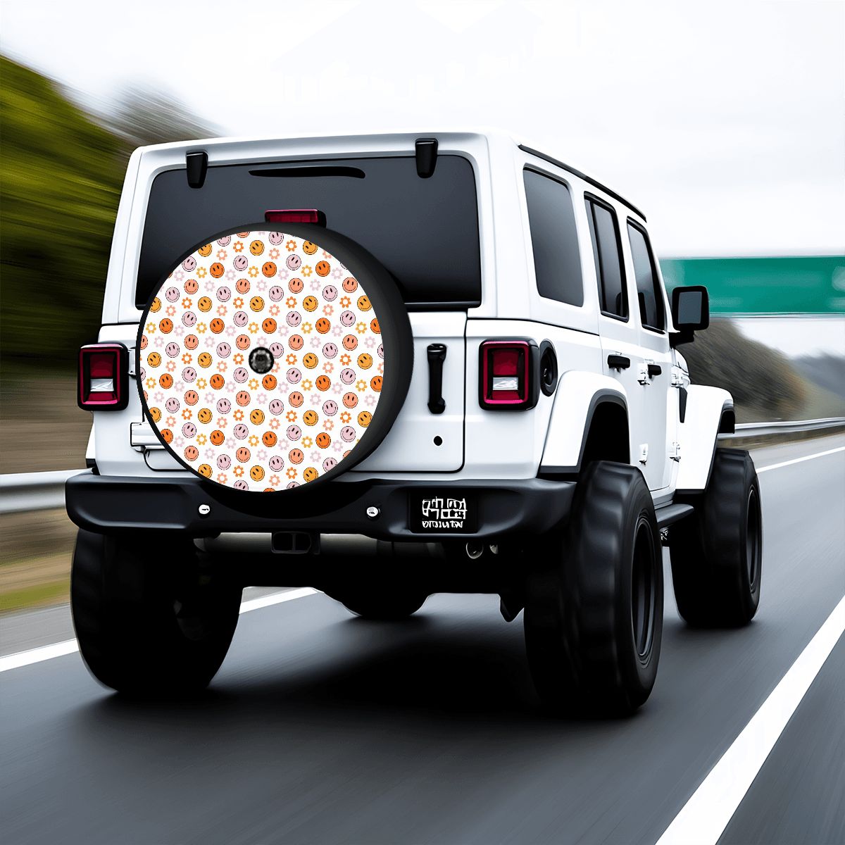 Spare Tire Cover with Camera Hole