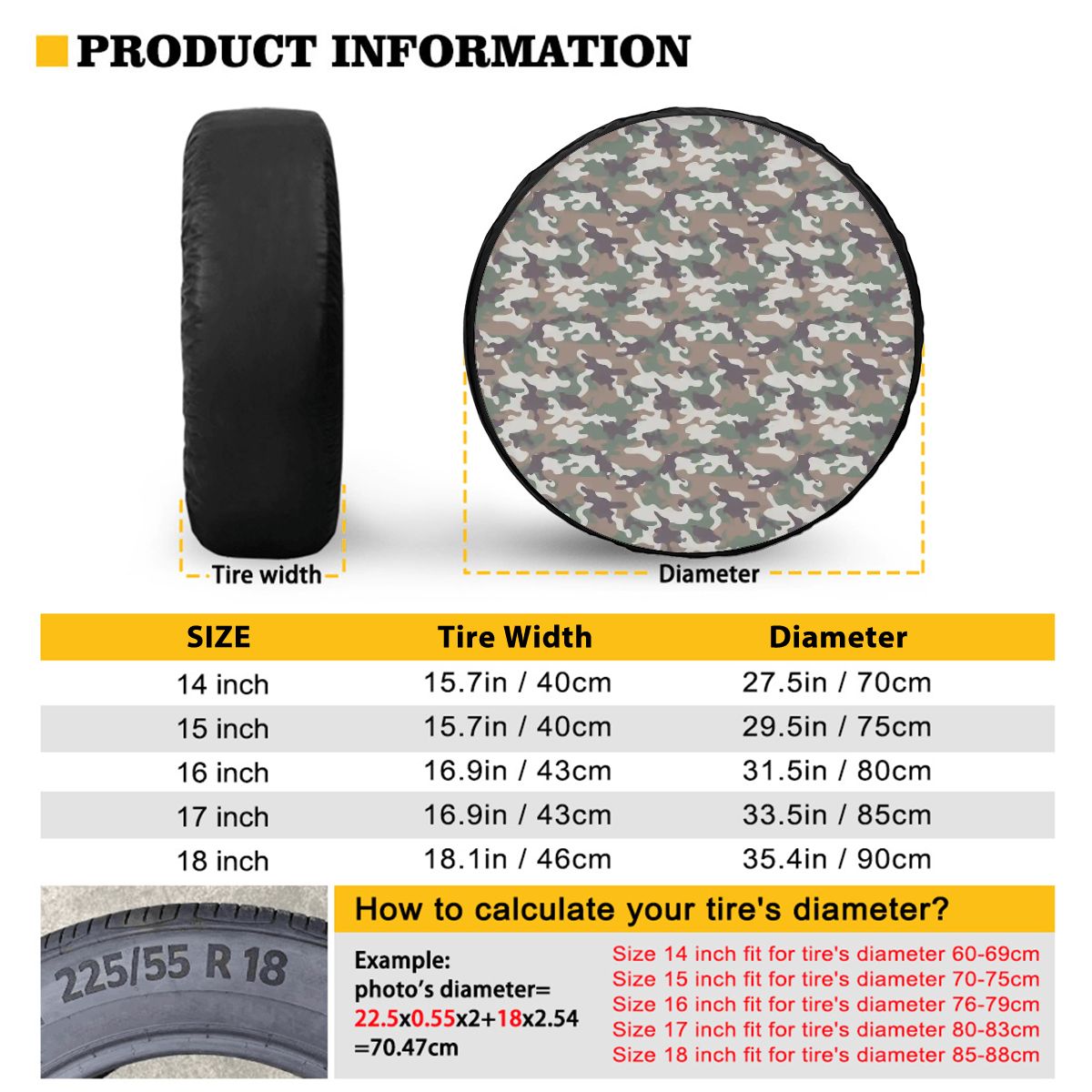 Universal Spare Tire Cover