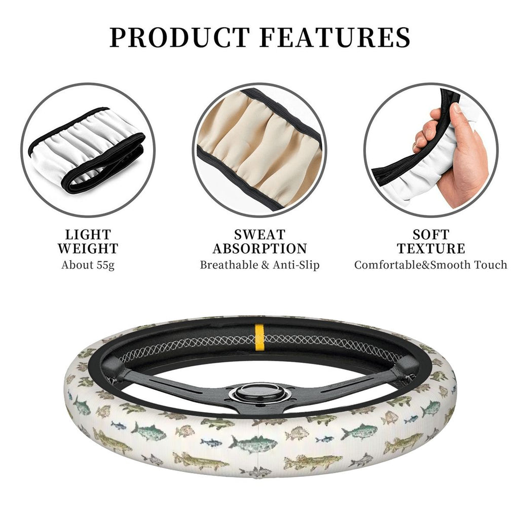 Thickened Elastic Car Steering Wheel Cover