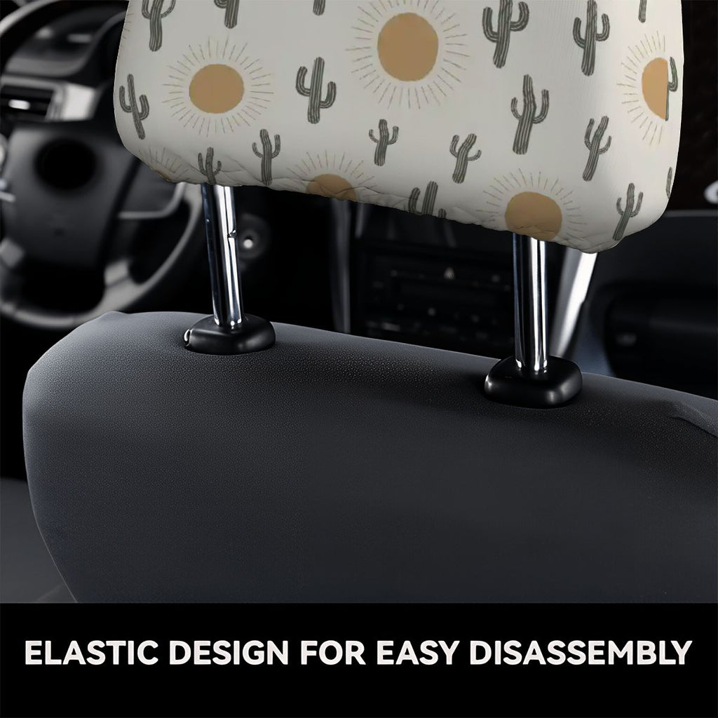 Car Headrest Cover 2pcs