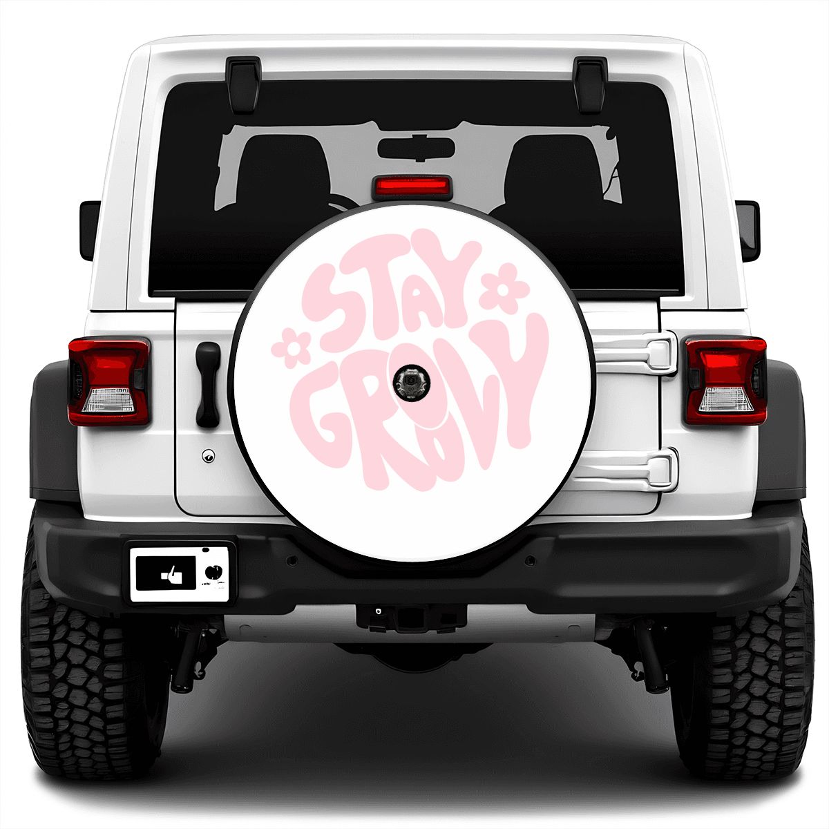 Spare Tire Cover with Camera Hole