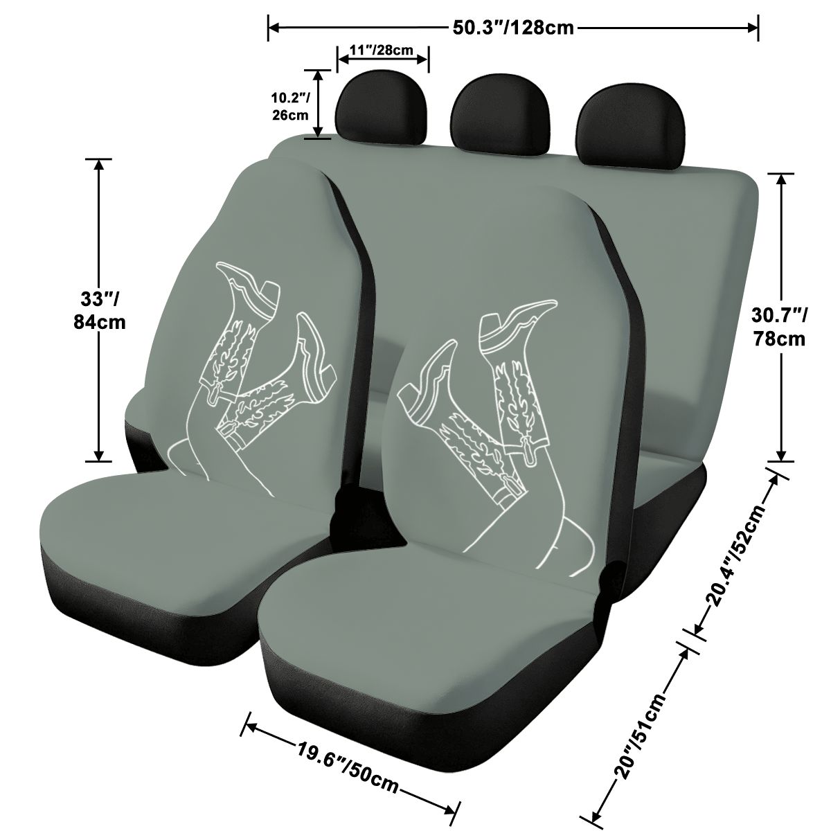 Car Seat Covers Full Set
