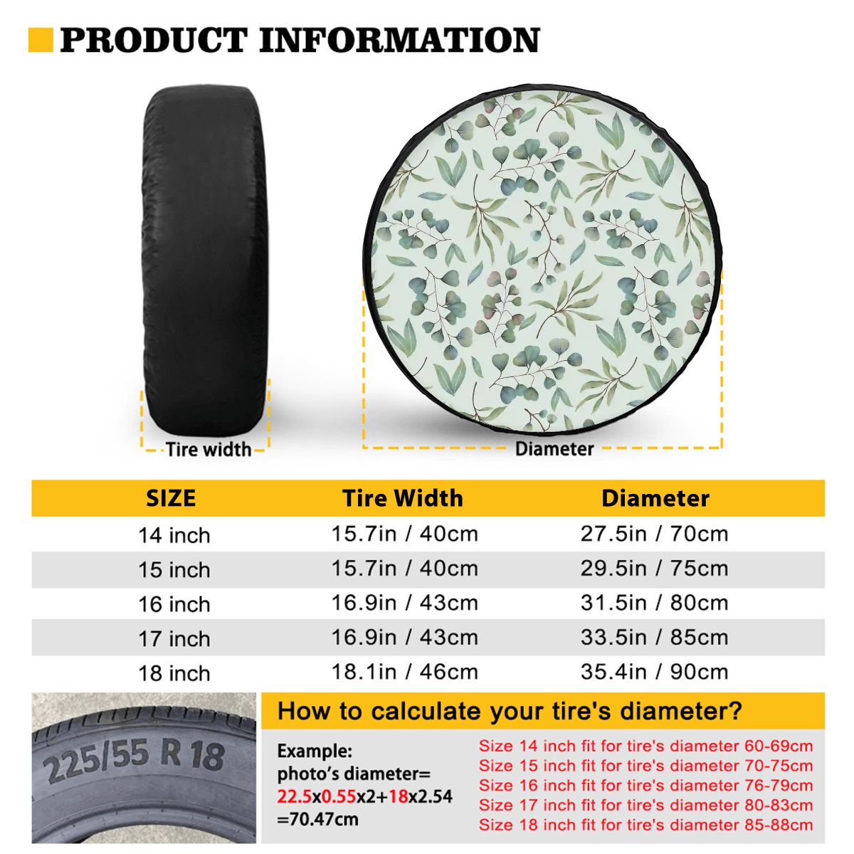 Universal Spare Tire Cover