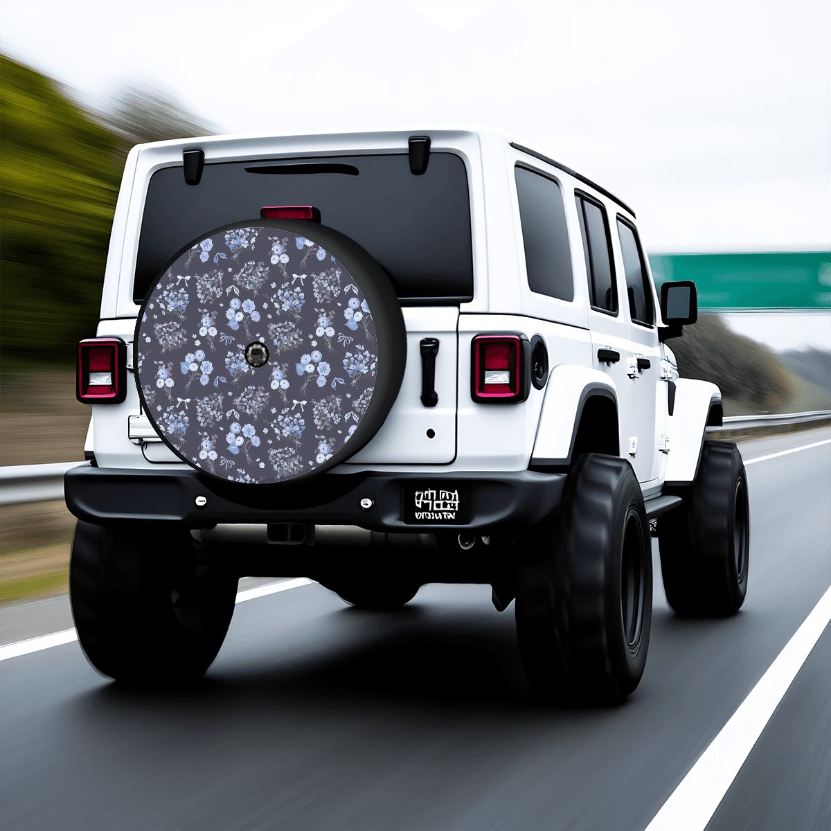 Spare Tire Cover with Camera Hole