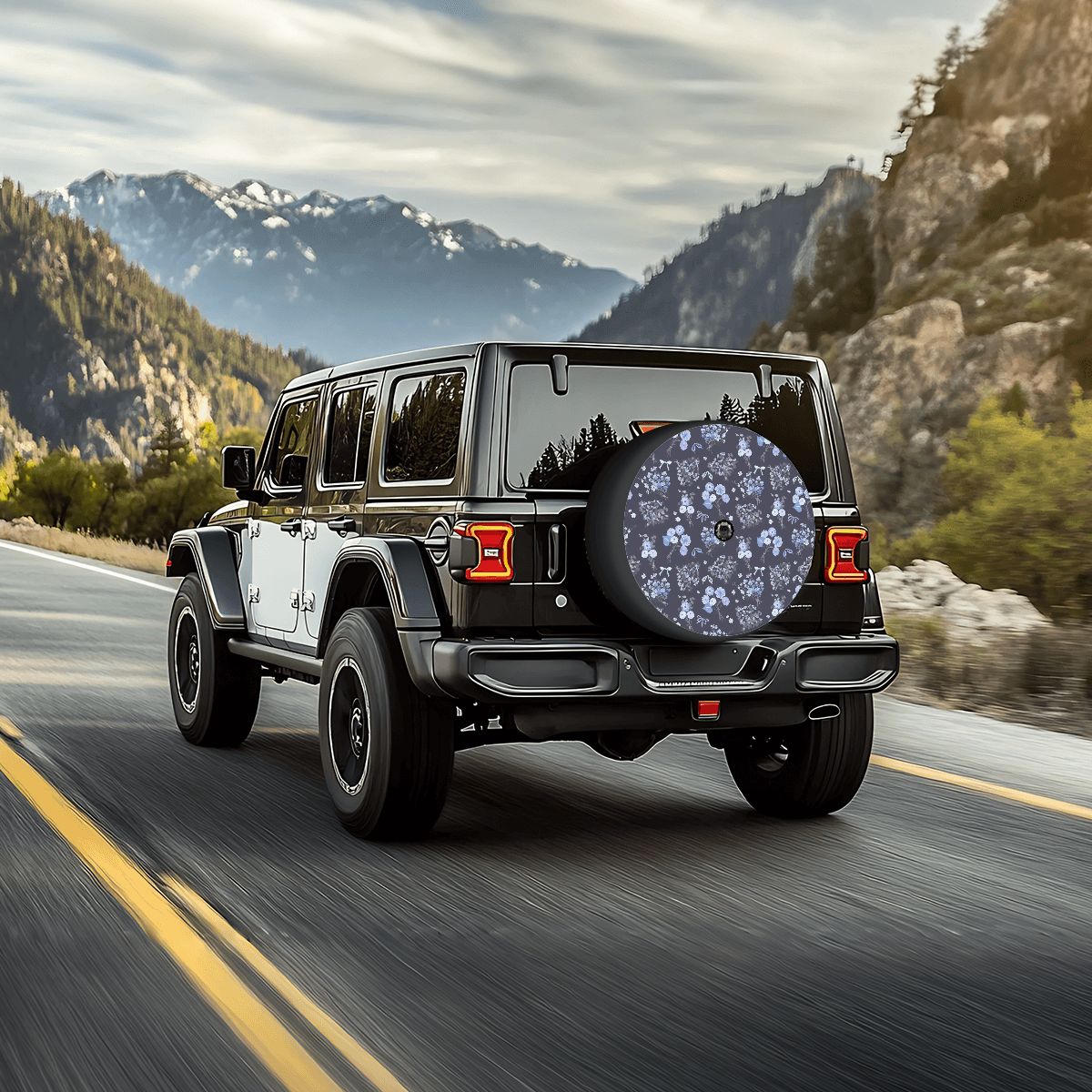 Spare Tire Cover with Camera Hole
