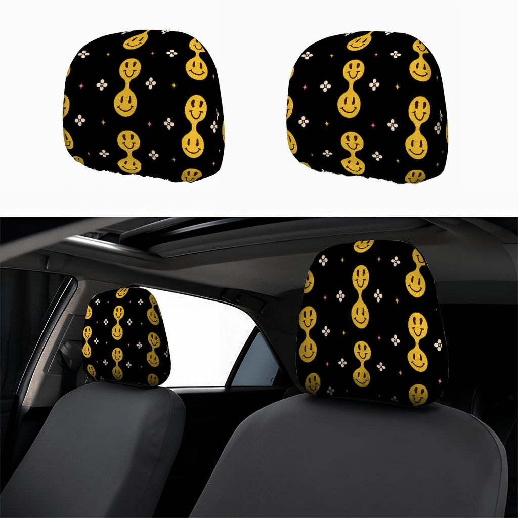 Car Headrest Cover 2pcs
