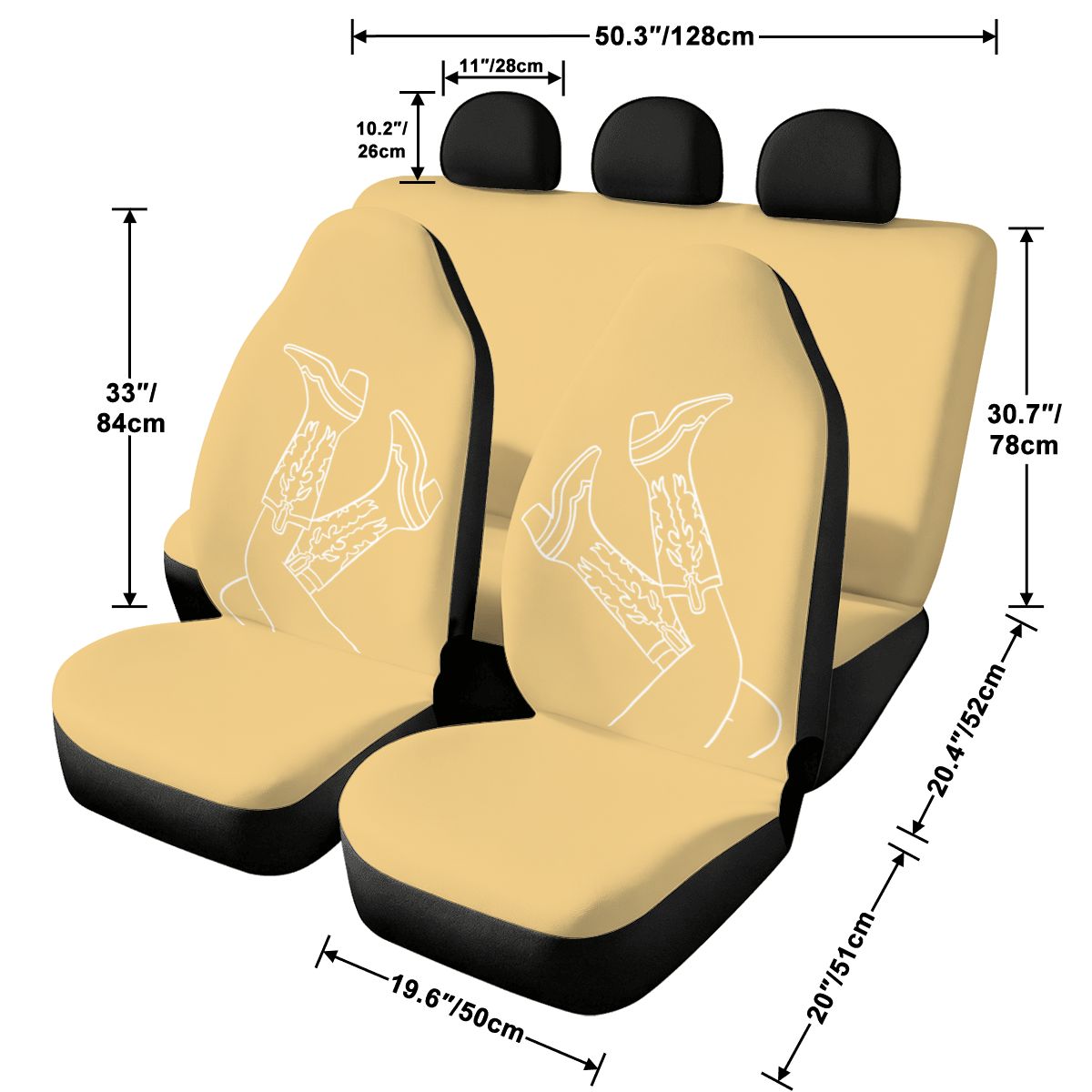 Car Seat Covers Full Set