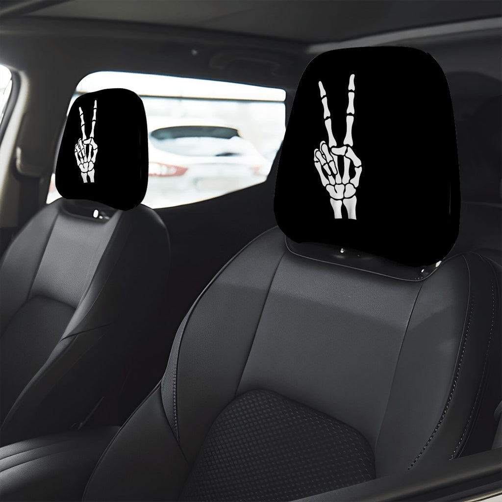 Car Headrest Cover 2pcs