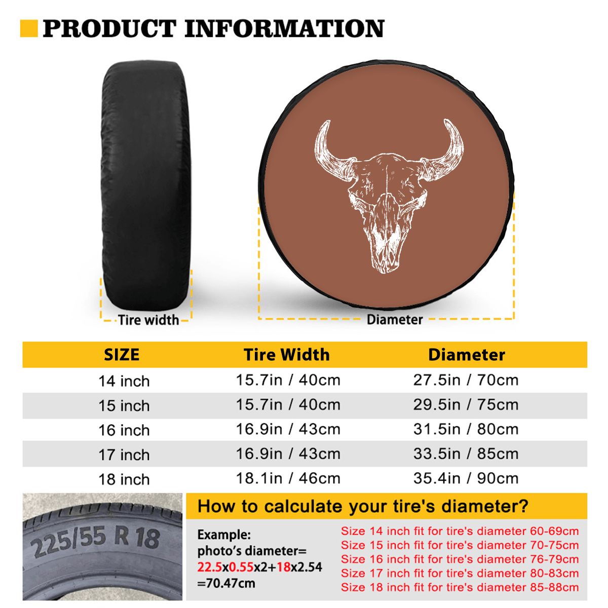 Universal Spare Tire Cover