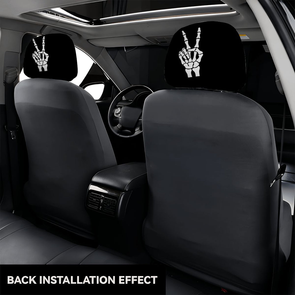 Car Headrest Cover 2pcs