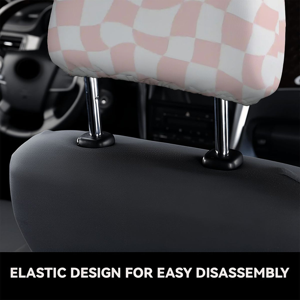 Car Headrest Cover 2pcs