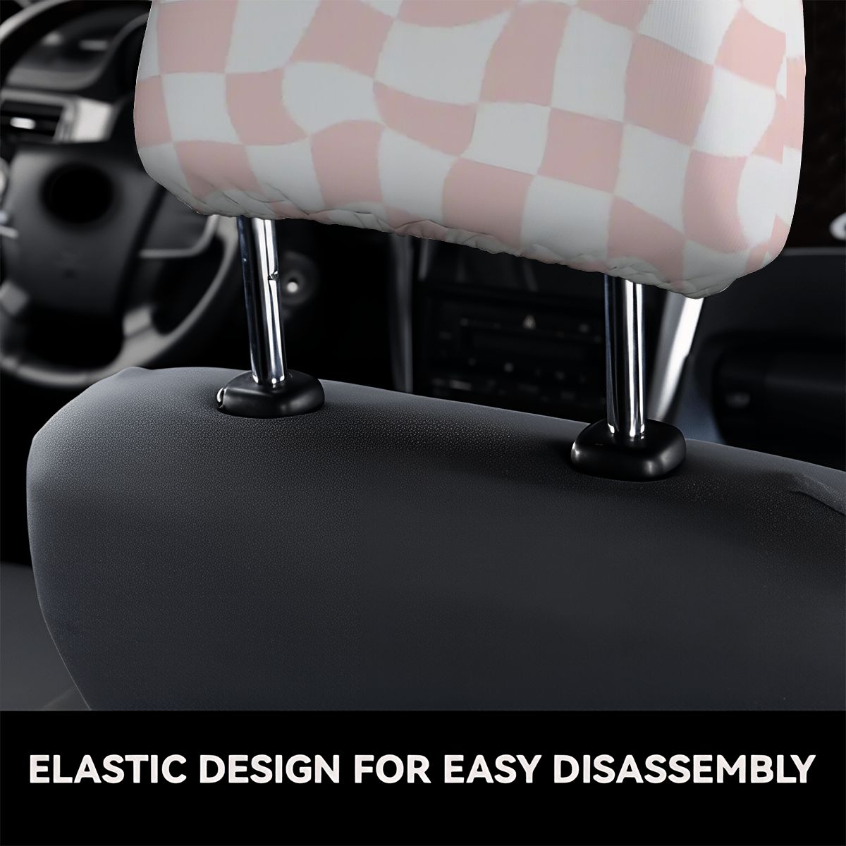 Car Headrest Cover 2pcs