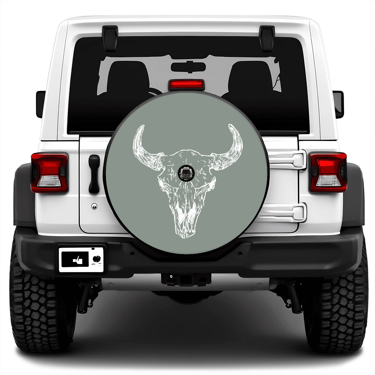 Spare Tire Cover with Camera Hole