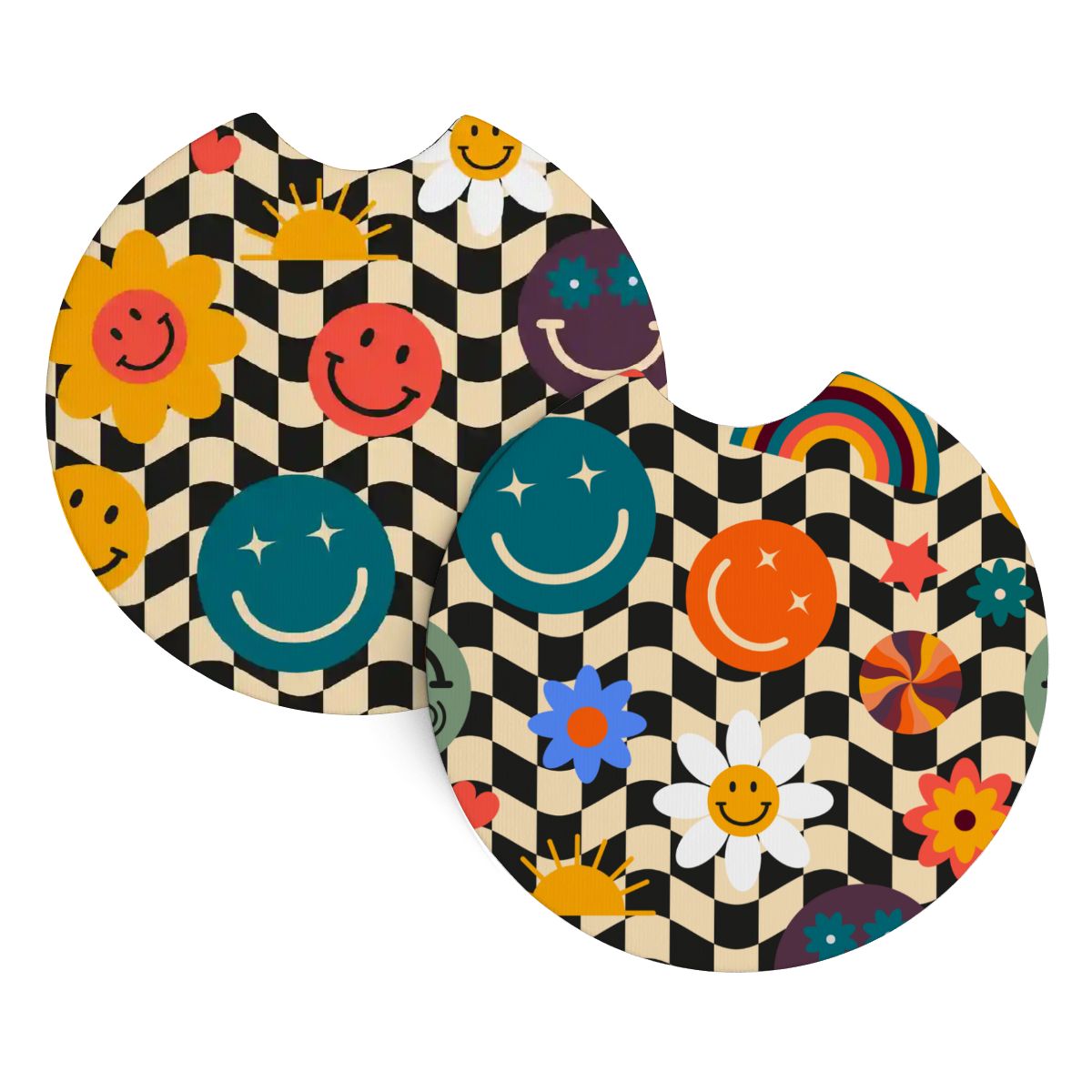 Neoprene Car Coasters 2 pcs